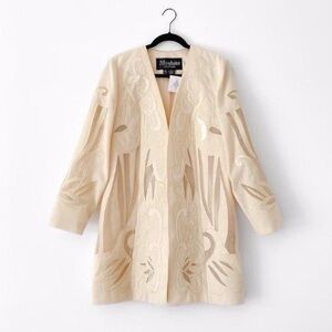 Vintage Moshita Couture Blazer Jacket Dress Bridal Bride